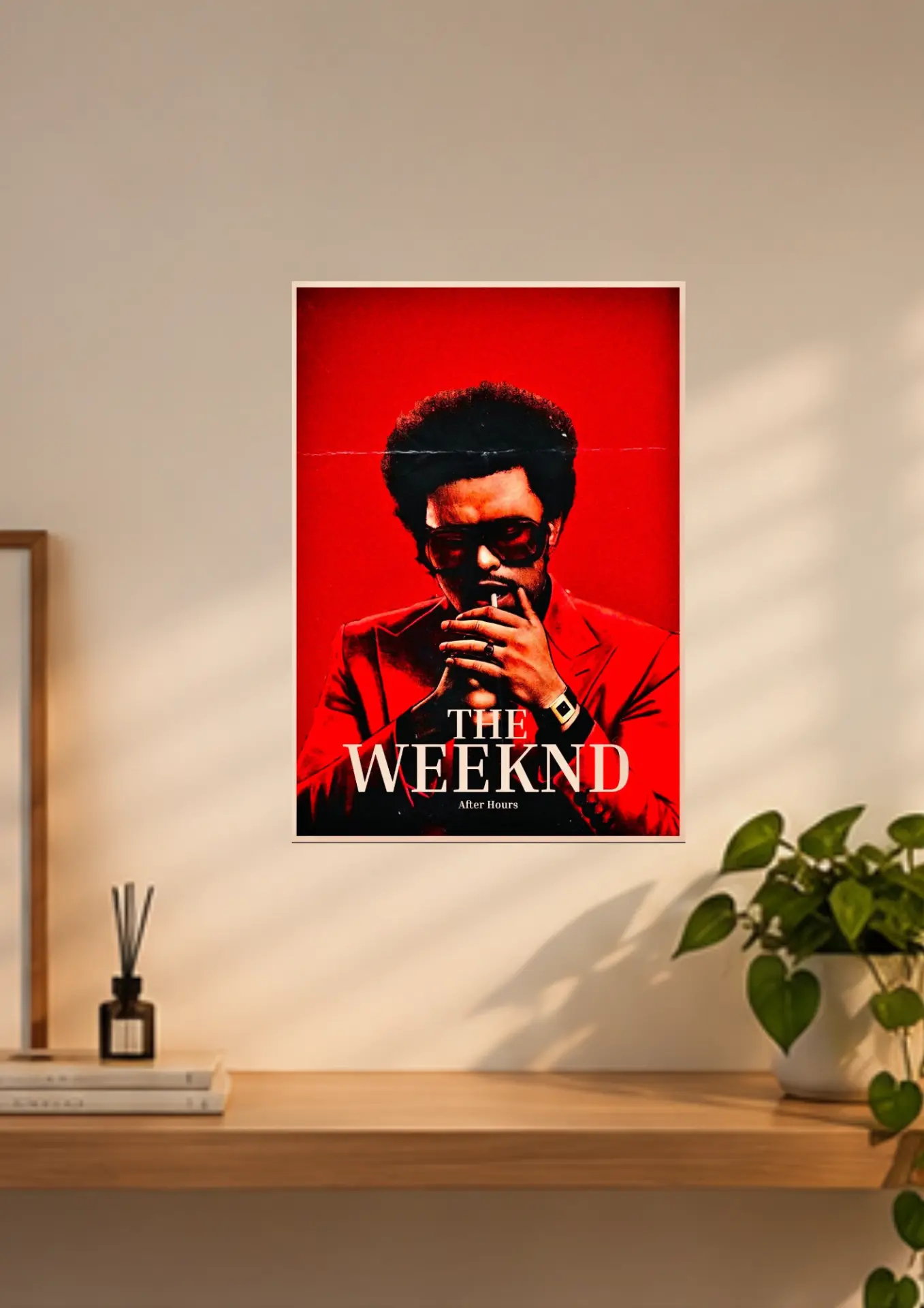 The Weeknd – After Hours on a wall