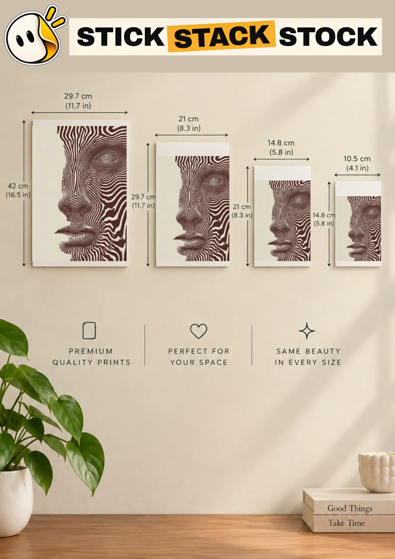 Contour Face size guide