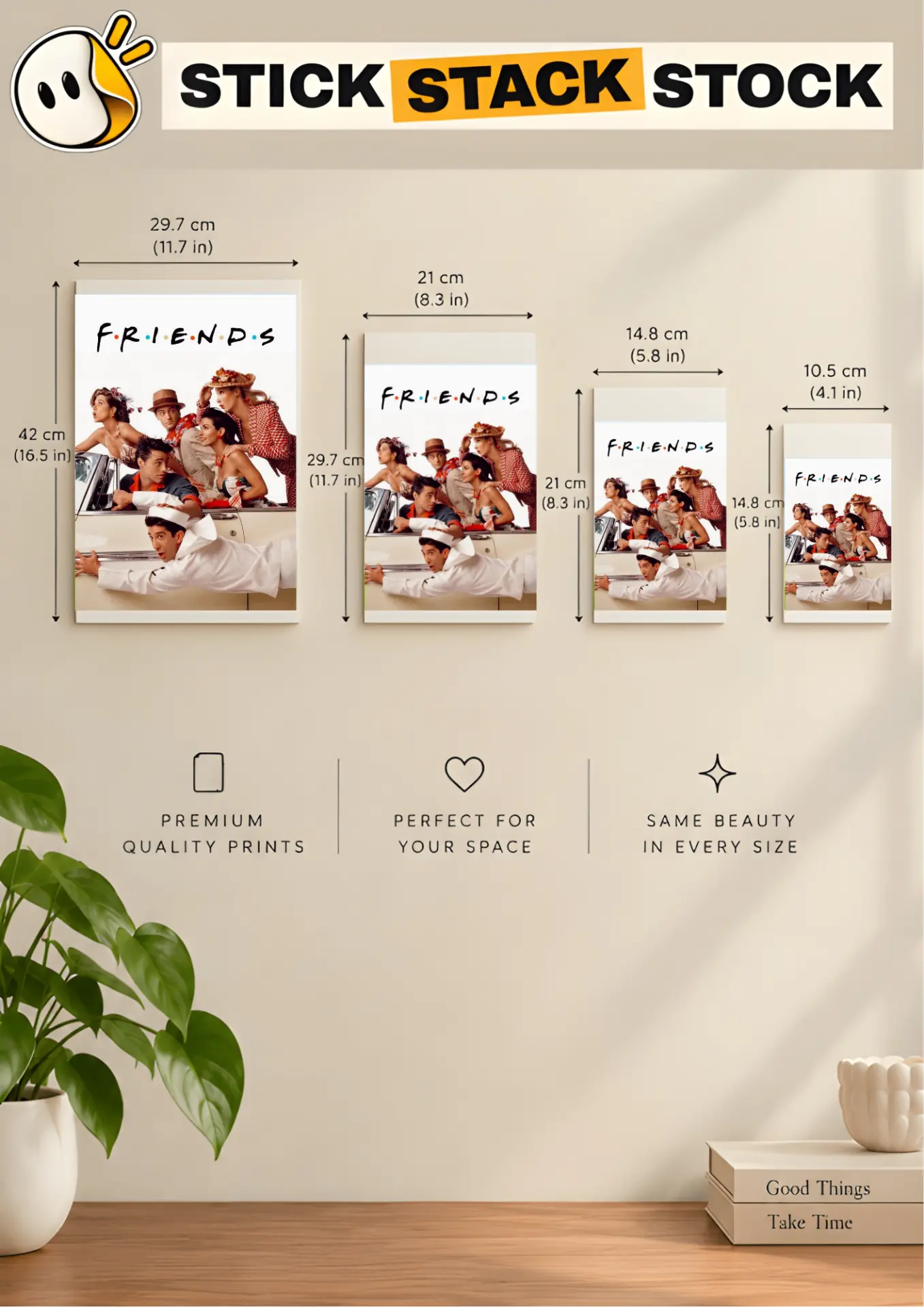 Friends size guide