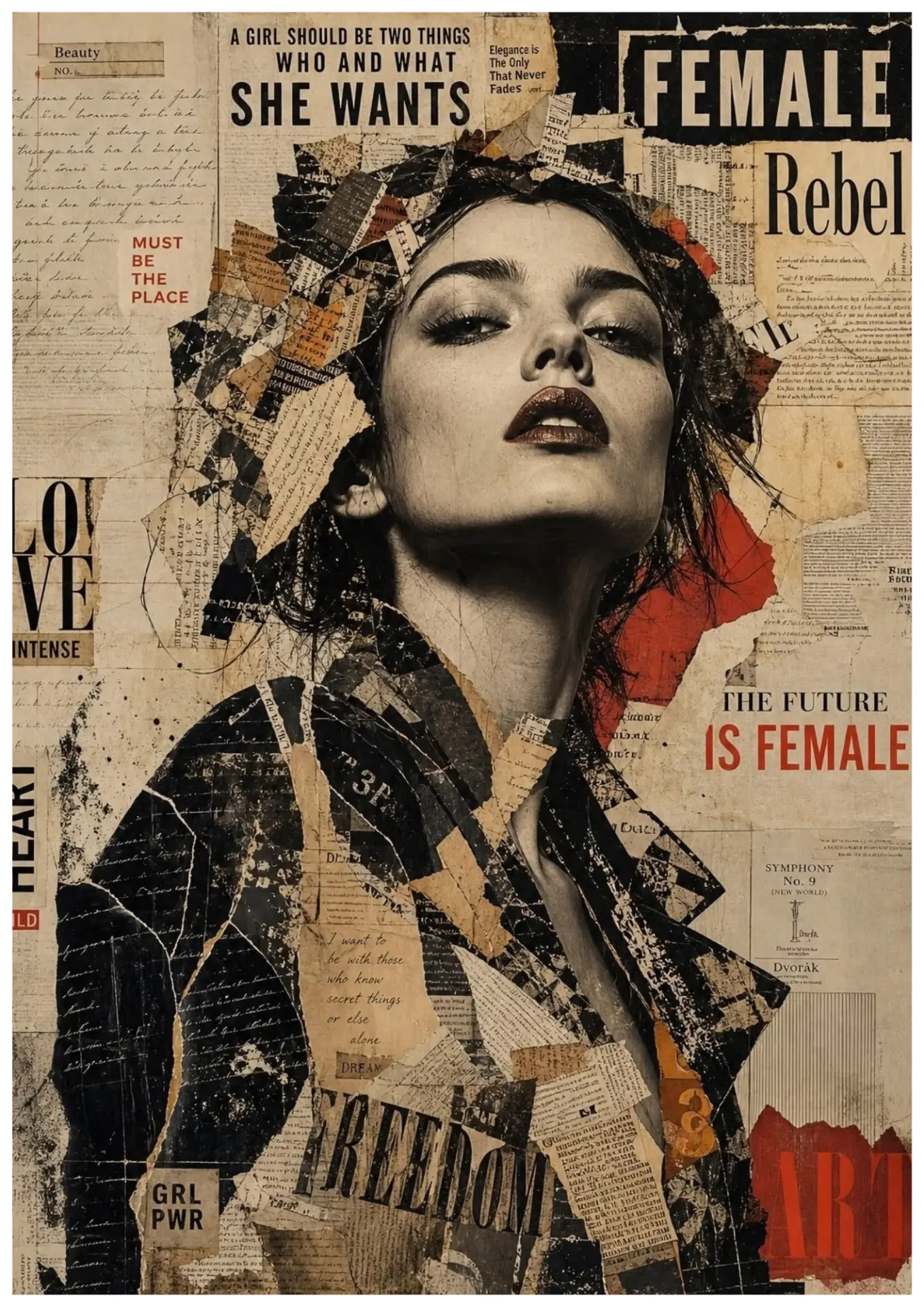 The Future Is Female print