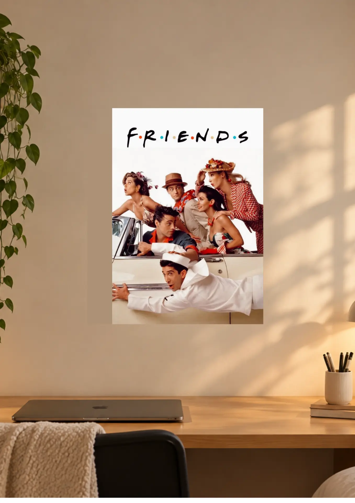 Friends on a wall
