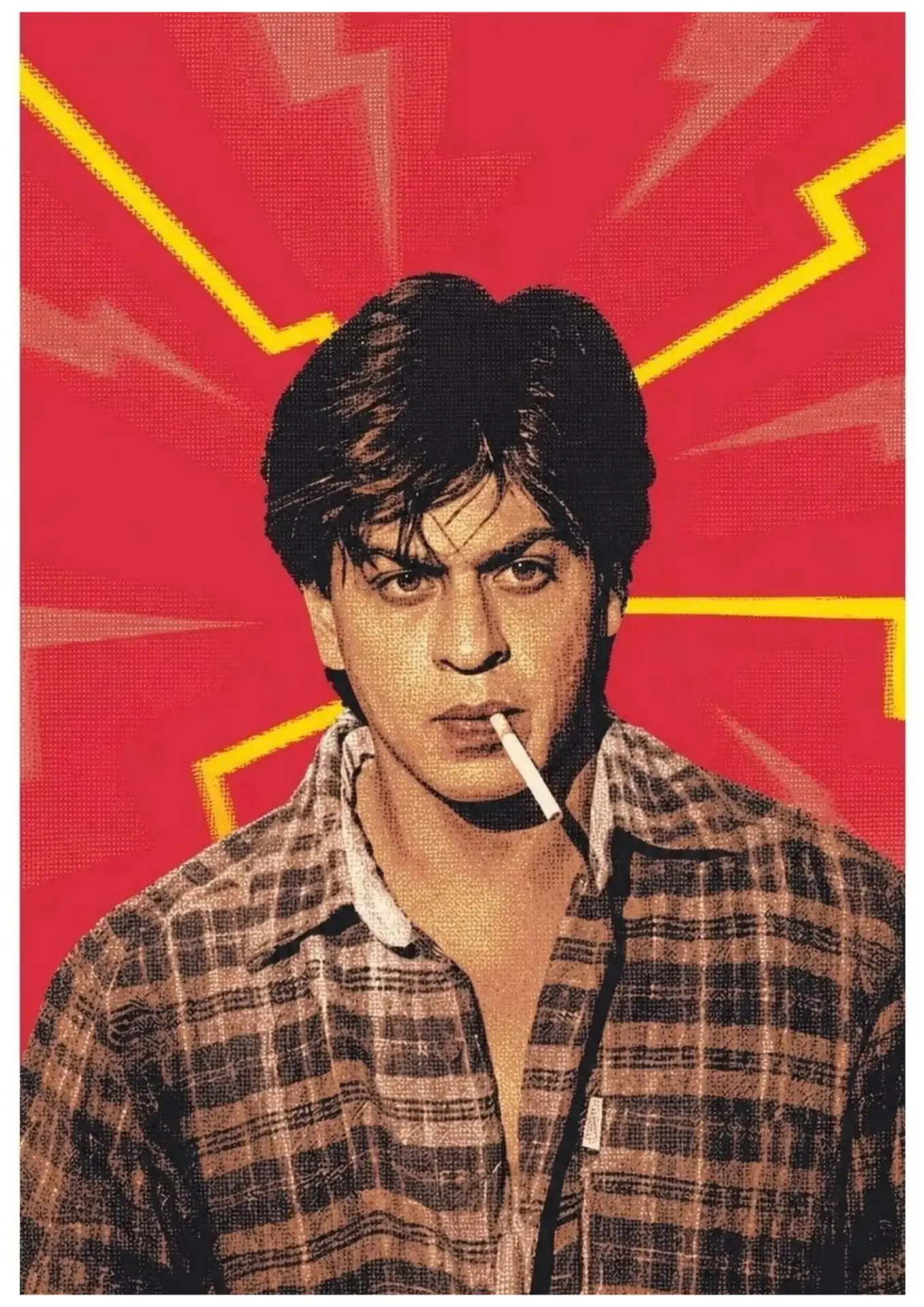 SRK Pop Art print