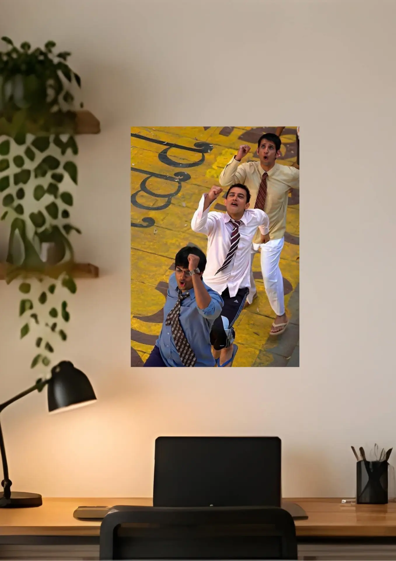 3 Idiots – Aal Izz Well on a wall