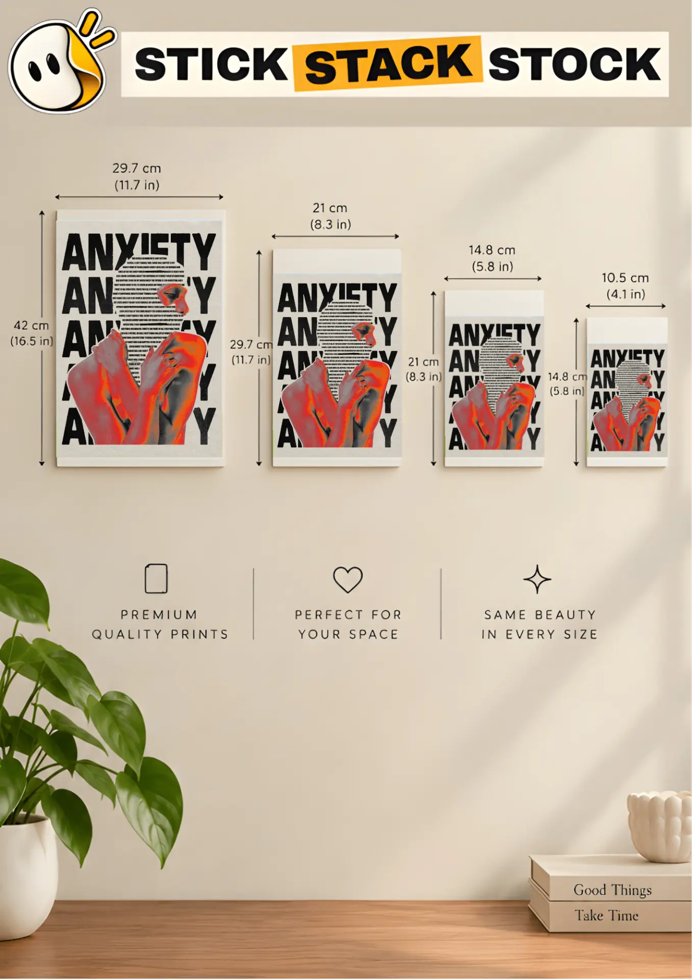 Anxiety size guide