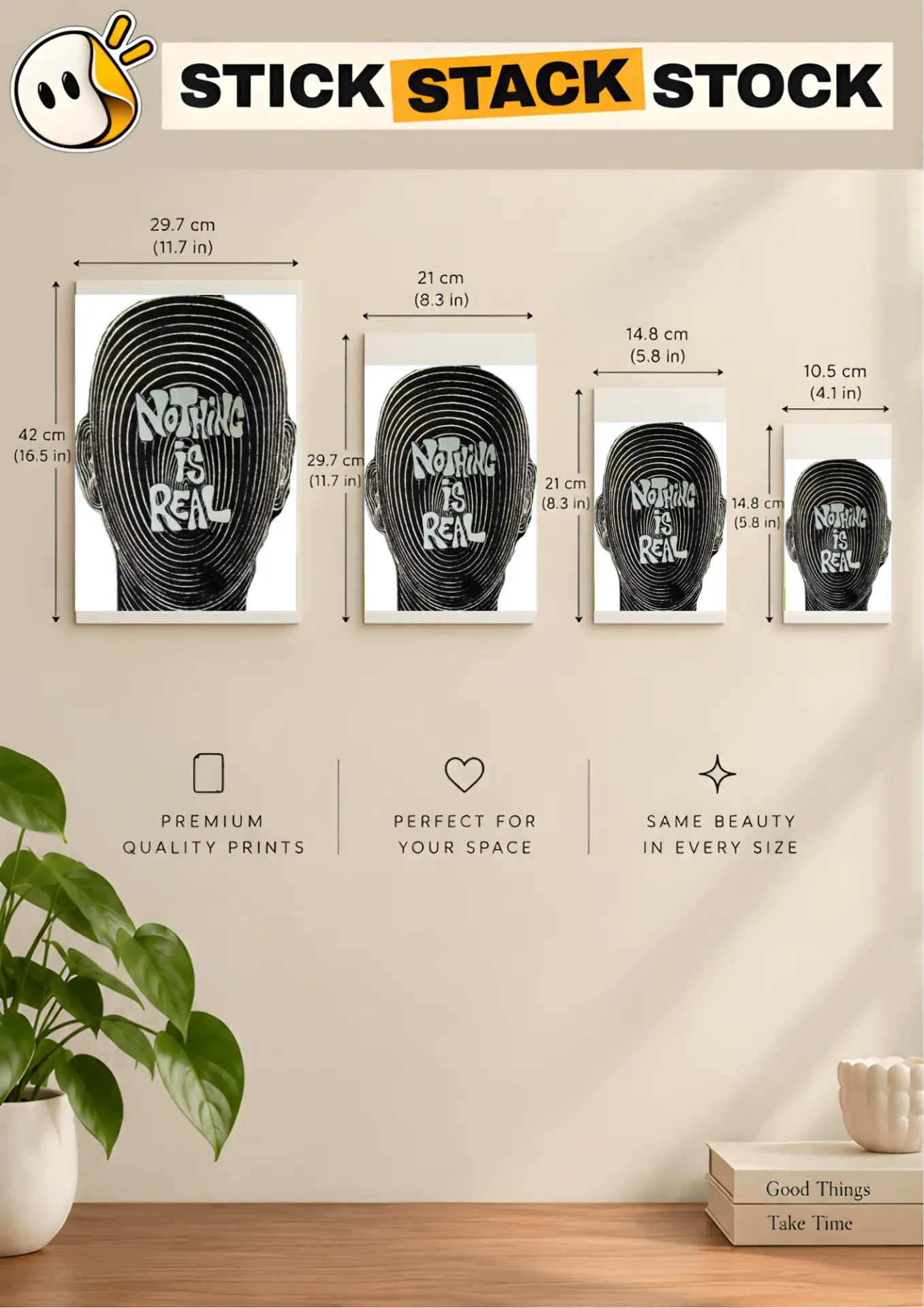 Nothing Is Real size guide